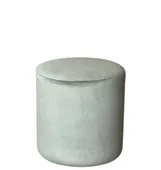 Пуф средний НОРМАН бархатный эвкалиптовый #312