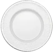 Тарелка ДАМРАУ подстановочная с СЕРЕБРЯНЫМ кантом
