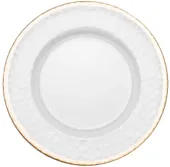 Тарелка ДАМРАУ подстановочная с ЗОЛОТЫМ кантом