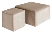 Пуфы-кубы АРНО бежевые – набор из 2 #403