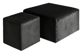 Пуфы-кубы АРНО черные – набор из 2 #112