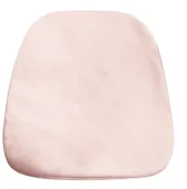 Мягкая ПОДУШКА для пластикового стула бархатная жемчужно-розовая #303