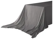 Скатерть прямоугольная БАРХАТНАЯ Альт ГРАФИТОВАЯ #408