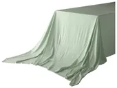 Скатерть прямоугольная БАРХАТНАЯ Альт ПАПОРОТНИКОВАЯ #412