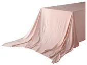 Скатерть прямоугольная БАРХАТНАЯ бесшовная Альт НЕЖНО-РОЗОВАЯ #414