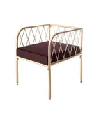 Софа одноместная ЛИЕПА шоколадная #328