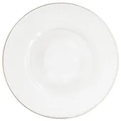 Тарелка КАНИЛЬЯ подстановочная с СЕРЕБРЯНЫМ кантом