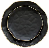 Тарелки КОРЕЛЛИ черные - набор из 2