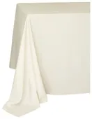 Скатерть прямоугольная ГАБАРДИНОВАЯ Рондо айвори 1 УВЕЛИЧЕННАЯ #502