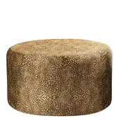 Пуф леопардовый НОРМАН бархатный большой #331