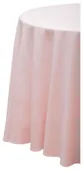 Скатерть круглая ГАБАРДИНОВАЯ бесшовная Тенор ПУДРОВАЯ #605