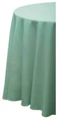 Скатерть круглая ГАБАРДИНОВАЯ бесшовная Тенор МЯТНАЯ #608