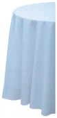 Скатерть круглая ГАБАРДИНОВАЯ Рондо голубая #519