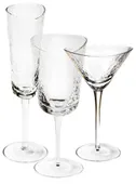 Бокал прозрачный ЭВАНС - набор из 3 с мартинкой