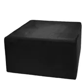 Пуф-куб большой АРНО бархатный черный #112
