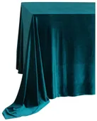 Скатерть бархатная прямоугольная ИЛЕР изумрудная #317