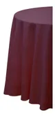 Скатерть круглая ГАБАРДИНОВАЯ Рондо бургунди #505/532