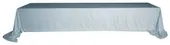 Скатерть ЛАРГО XXXL бесшовная СЕРО-ГОЛУБАЯ прямоугольная #106