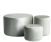 Пуфы НОРМАН эвкалиптовые – набор из 3 #312