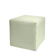 Пуф-куб средний АРНО бархатный папоротниковый #108