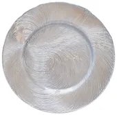 Тарелка МЕЛЬЕС подстановочная СЕРЕБРЯНАЯ