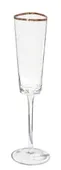 Бокал прозрачный с медным кантом ЭВАНС флюте