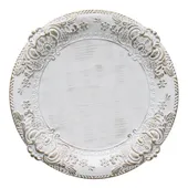 Тарелка ЭРДМАН подстановочная с ЗОЛОТОЙ патиной