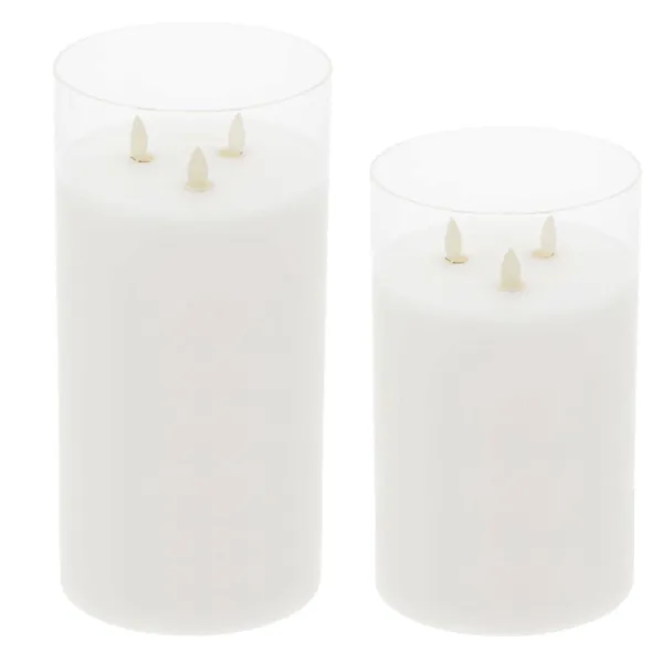 Набор LED-свечей АРИЯ без батареек — мягкий свет, премиальный эффект