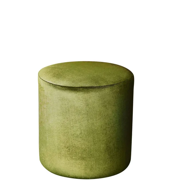 Пуф средний НОРМАН бархатный зеленый #315/#339