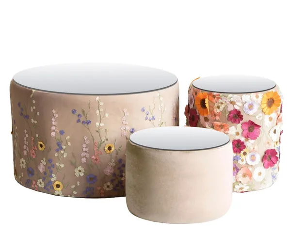 Пуфы-столы ШОЛЛЬ – набор из 3 #817