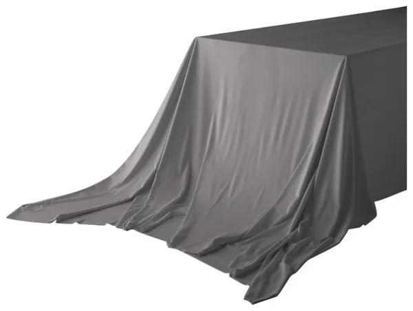 Скатерть прямоугольная БАРХАТНАЯ Альт ГРАФИТОВАЯ #408