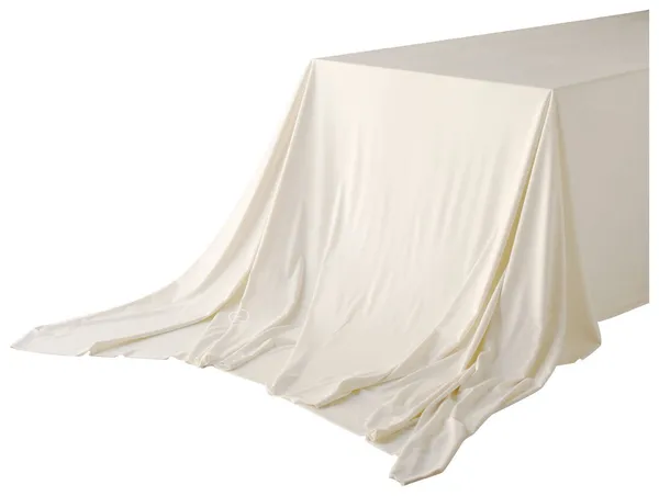 Скатерть прямоугольная БАРХАТНАЯ бесшовная Альт АЙВОРИ #401