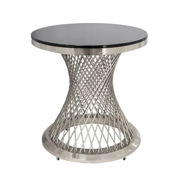 Аренда стол для торта ГЕРОЛЬД черно-серебряного цвета | Go Rent