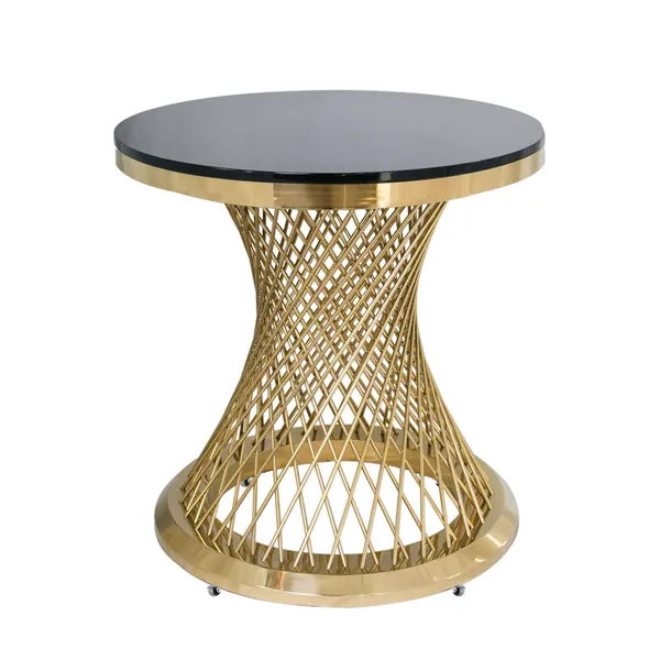 Аренда стол для торта ГЕРОЛЬД черно-золотого цвета | Go Rent