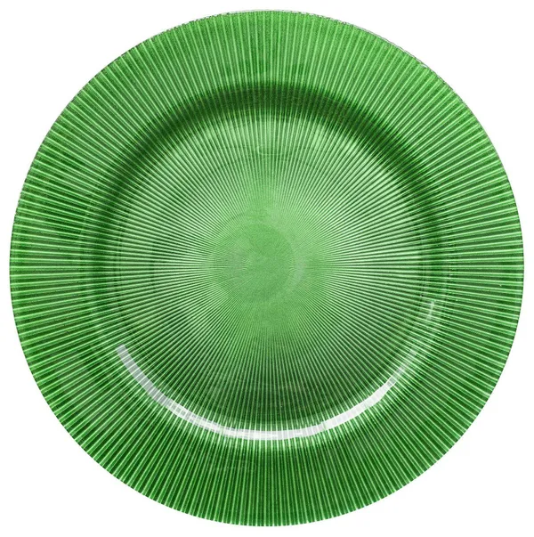 Тарелка КАБАЛЬЕ подстановочная ЗЕЛЕНОЕ ЯБЛОКО с рифленым краем в аренду | Go Rent