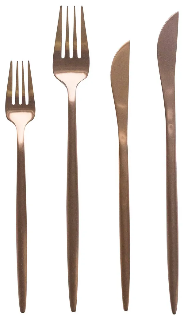 Приборы медные БЕЙКЕР – набор из 4 предметов