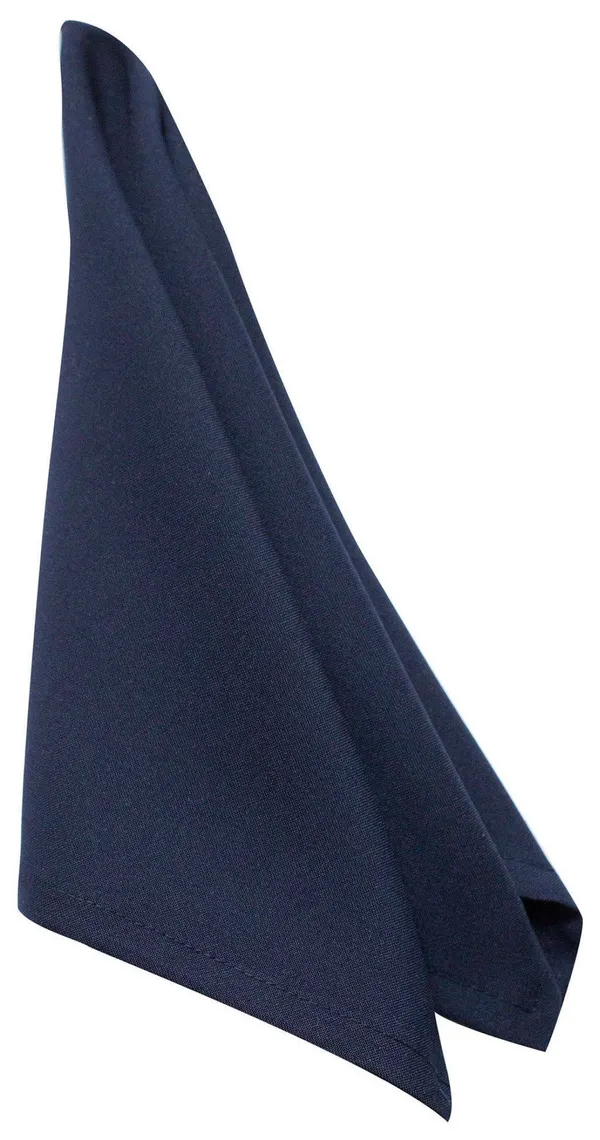 Тёмно-синяя салфетка Рондо — глубокий оттенок, премиальный габардин и лучшая цена аренды в России.