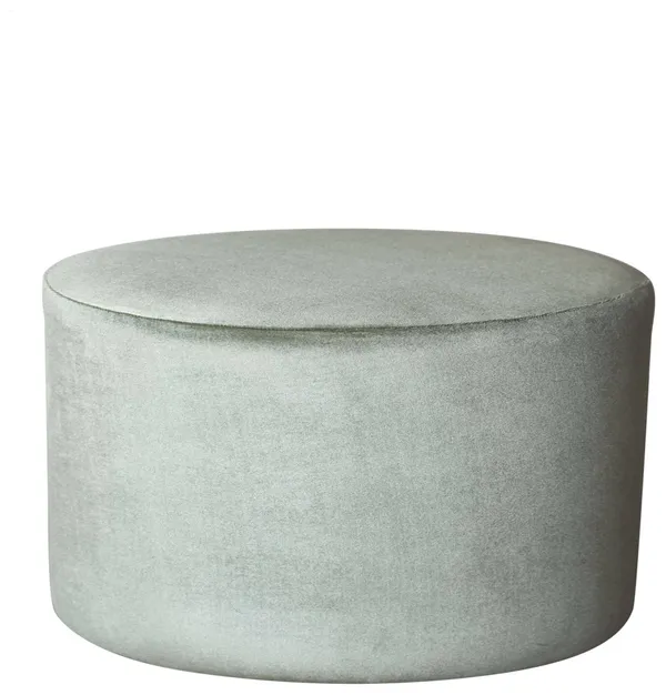 Пуф большой НОРМАН бархатный эвкалиптовый #312