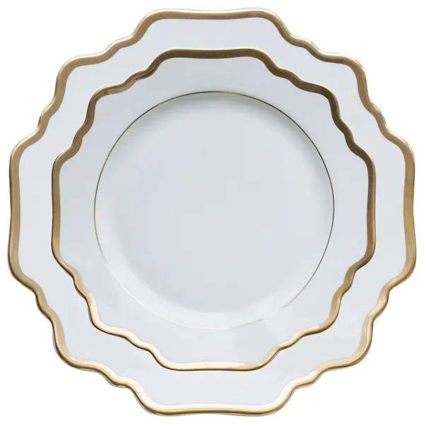 Тарелки АЛЛЕН белые - набор из 2