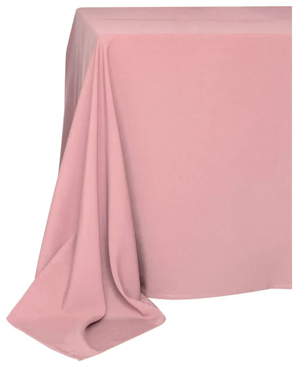 Скатерть прямоугольная ГАБАРДИНОВАЯ Рондо розовая #525