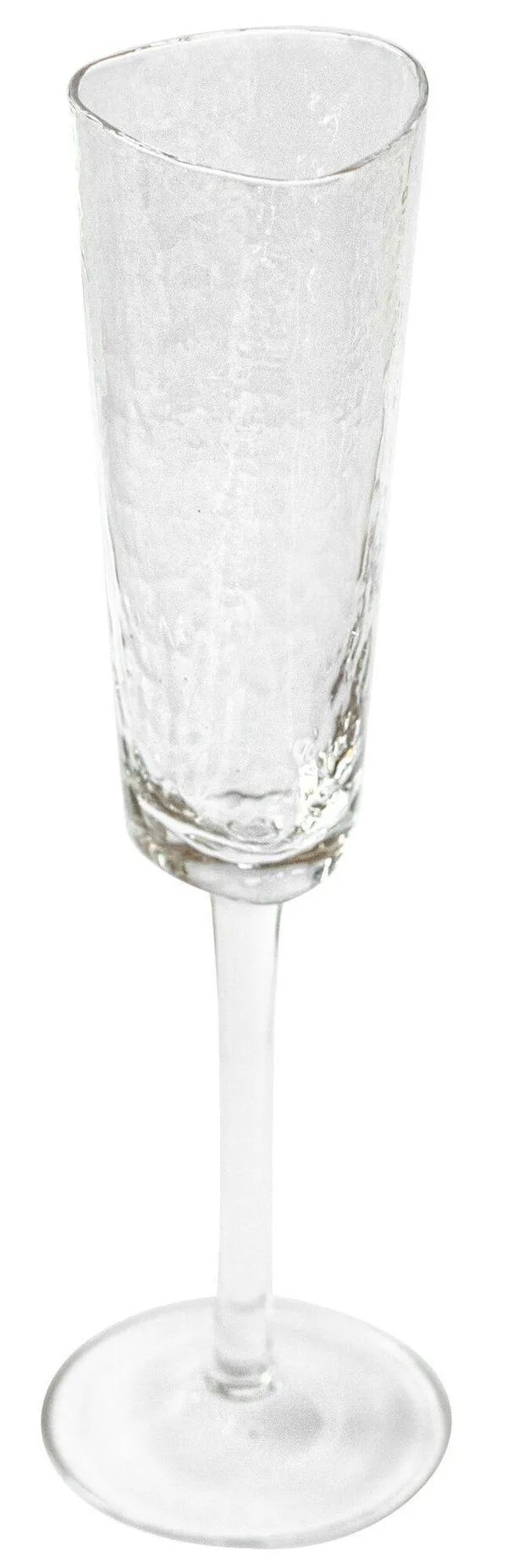 Бокал прозрачный ЭВАНС флюте БЕЗ КАНТА