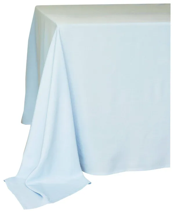 Скатерть прямоугольная ГАБАРДИНОВАЯ Рондо голубая #543/506