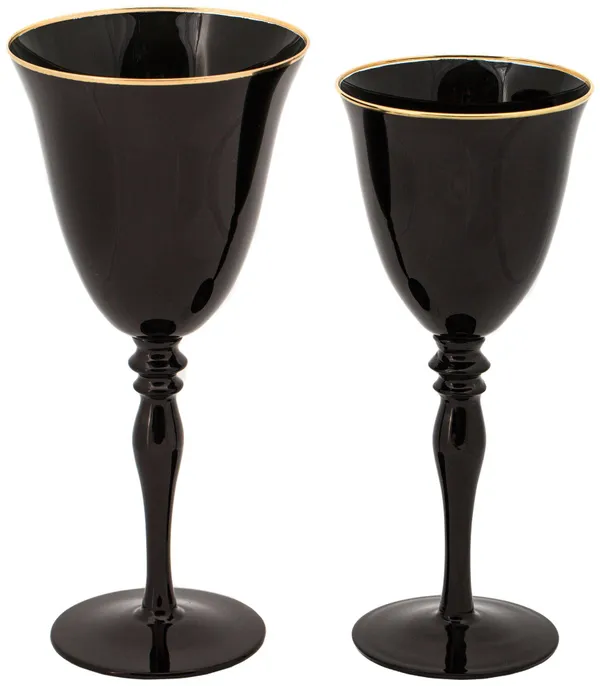 Бокал черный КИЛИАН – набор из 2