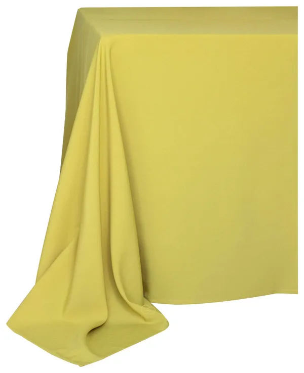 Скатерть прямоугольная ГАБАРДИНОВАЯ Рондо горчичная #509