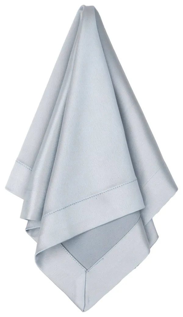 Салфетка АТЛАСНАЯ Аккорд СТАЛЬНАЯ СЕРАЯ с широким уголком #203