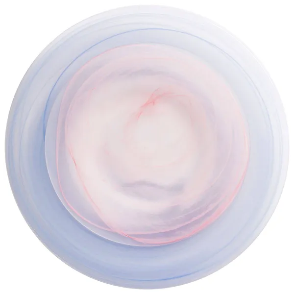 Тарелки АКВАРЕЛЬ розово-голубые - набор из 2