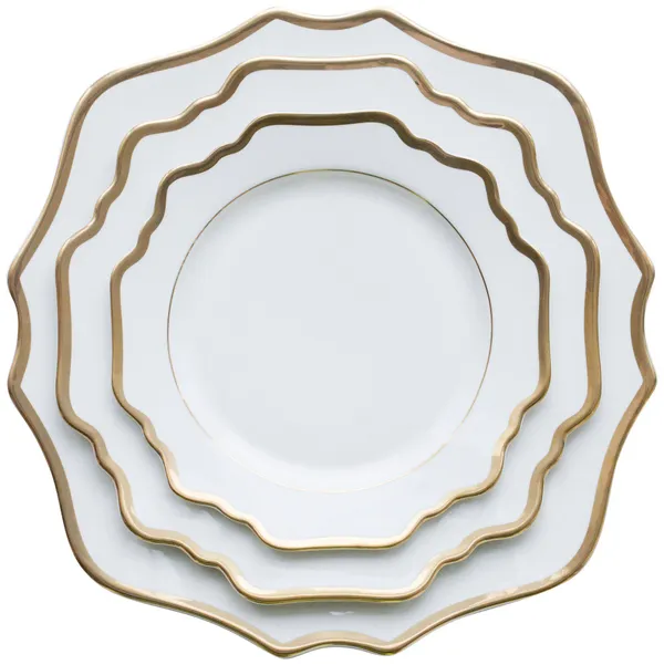 Тарелки АЛЛЕН белые - набор из 3