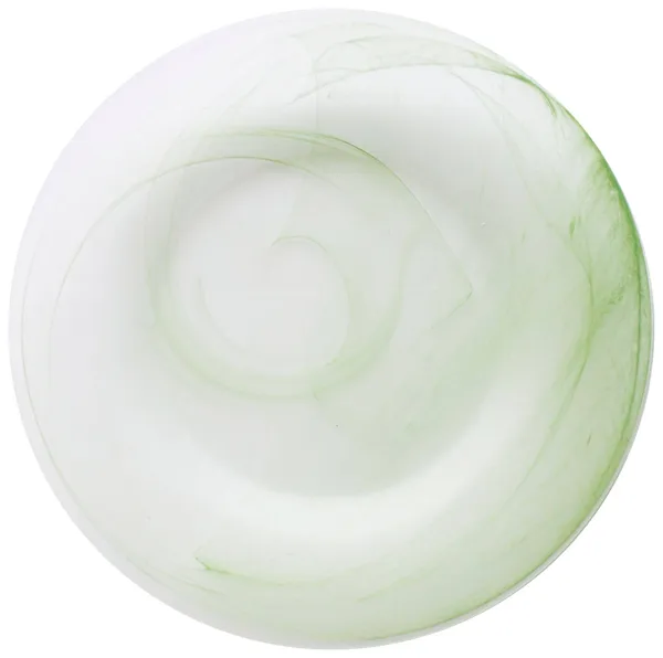 Тарелка зеленая АКВАРЕЛЬ обеденная