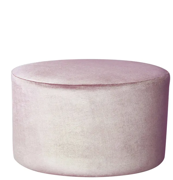 Пуф большой НОРМАН бархатный розовый #304