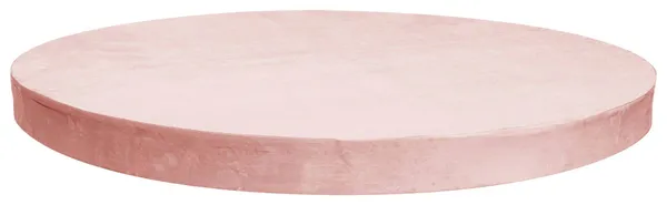 Подиум бархатный САГАН круглый НЕЖНО-РОЗОВЫЙ #110
